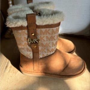 Michael Kors girls zip up boots size 9